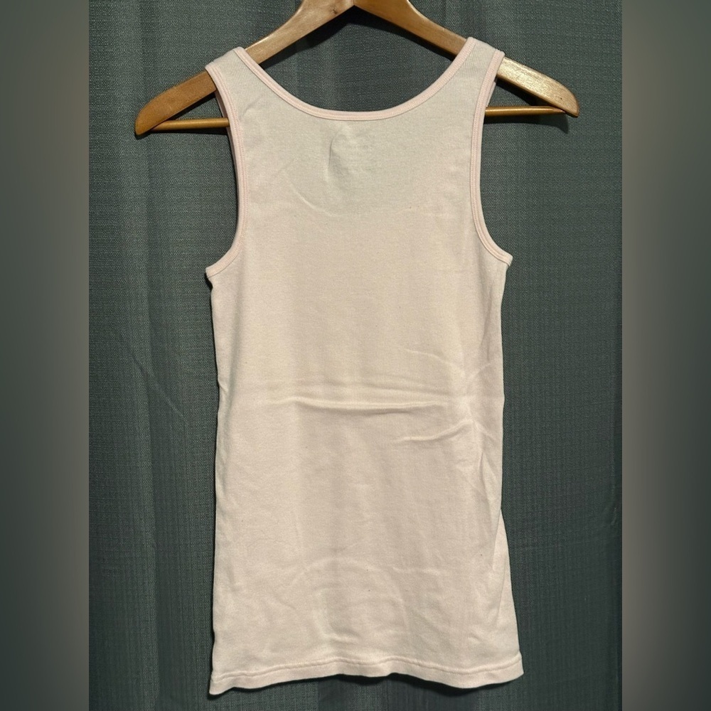 Old Navy Light Pink Ribbed Tank Top - Picture 2 of 4